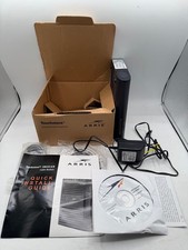 ARRIS Touchstone CM550A Cable Modem Complete Box Cords Manual CD Tested Works picture