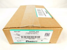 Panduit CFFPL4IG Mini-Com Furniture Faceplate 4-Port, Intl Grey - BOX OF 10 picture