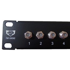 24 Port 1 GHz Coax Patch Panel CATV F Connector 19