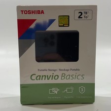 New Toshiba Canvio Basics Portable Storage 2TB HDD HDTB520YK3AA picture
