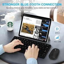 Ultra‑Slim Bluetooth Keyboard – iPad, Android & Windows Compatible picture