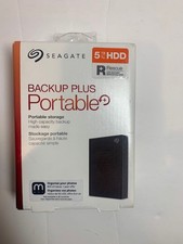 Seagate Backup Plus Portable 5TB External Hard Drive USB 3.0 SRD0VN3 Tested picture