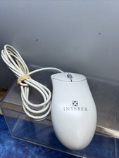 Vintage Apple Mouse MOSXU Wired  Tracking Button Mouse With Rollerball picture