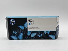 New Genuine HP 764 Cyan DesignJet Ink Cartridge 300ml C1Q13A picture