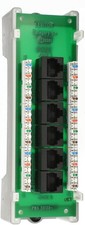 Cat 5e Voice & Data Expansion Module 6-Port with ABS bracket individual boxed picture
