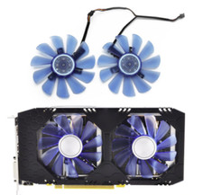 Pair Fans Cooler Fan For HIS RX570 RX 570 RX470 IceQ  GPU FDC10U12S9-C 88mm picture