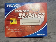 TEAC CD-RW Drive CD-W552E/kit 52x24x52 CD Burner CD-R/CD-RW UNTESTED picture