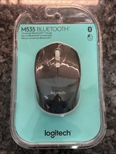 Logitech M535 Bluetooth Mouse Wireless for PC Mac Android Gray/Black -NEW Sealed picture