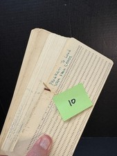 Vintage Computer Program Punch Card Lot 5081 Mainframe - PC10 picture