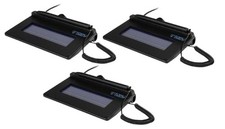Topaz Systems Topaz T-S460-HSB-R, SigLite 1x5 Signature Pad, USB (Pack of 3 Pcs) picture