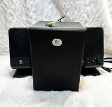 Logitech 3 PC R-20 Multimedia Speakers Computer Sound System for PC or TV TESTED picture