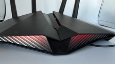 Asus AX5400 RT-AX82U V2 Dual-Band WiFi 6 Gaming Router With power cord picture