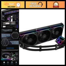 360mm AIO CPU Water Cooler, Triple PWM Fans, Infinity Mirror for AMD/Intel picture