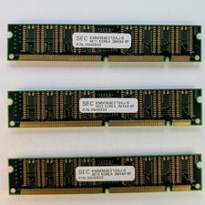 48MB (3x16MB) Samsung 168-Pin EDO DIMM 60ns IBM KMM364E213AJ-6 Matched Pentium picture