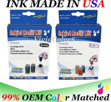 VC premium ink Refill Kit  for HP 667/662/680/65/67/901/300/121/XL Cartridges picture