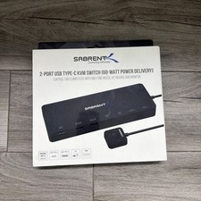 Sabrent USB Type-C Dual KVM Switch With Power Delivery   [USB-CKDH] picture