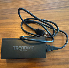 TRENDnet TPE-215GI 2.5G PoE+ Injector Powered Black RJ-45 Ethernet picture