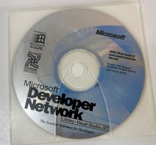 Rare Microsoft Developer Network Library Visual Studio 97 CD-ROM Vintage Softwar picture
