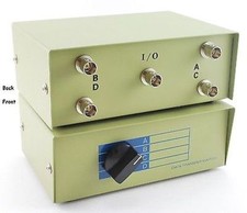 4-Way ABCD BNC Manual Rotary Switch Box (Metal) - CablesOnline SB-037 picture