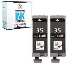 CMYi 2PK Replacement PGI-35 Black Ink for Canon PIXMA iP100 iP110 mini320 iP100 picture