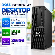 Dell Precision 3431 SFF Desktop/6-Core i5-9500 3.00GHz/8GB RAM/256GB SSD Win11 picture