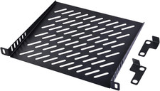 0.5U Server Rack Shelf Vented Rack Mount Cantilever Tray for 10 Inch picture