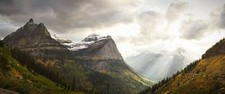 Landscape mountain top nature Custom Gaming Mat Desk picture