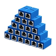 20 PCS Blue RJ45 In Line Coupler For Cat8/Cat7/Cat6/Cat6a/Cat5e/Cat5 Cable picture