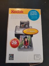 Kodak PH-160 Color Cartridge & Photo Paper Kit Cartridges & Paper Open Box picture