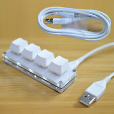 4-Key DIY USB Mini Mechanical Keyboard Keypad Custom Shortcut Macro Programmable picture