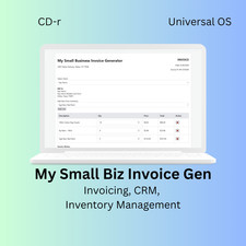 Universal O.S. - Small Business Invoice Generator, CRM and Inventory Management picture
