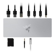 Razer Thunderbolt 4 Dock Mercury Edition USB C Dock New Open Box (CI) picture