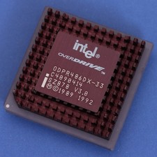 Intel 486DX-33 OverDrive 66Mhz CPU Processor SZ878 ODP486DX-33 V3.0 picture