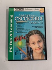Math & Science Excelerator Grades 7 To 12 PC Fun & Learning | Algebra Geometry  picture