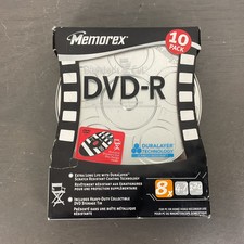 Memorex Directors Cut DVD+R 8x 4.7GB 120min Video 10 Pack (Sealed) picture