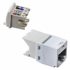 Panduit CJ688TGWH Mini-Com® TX6™ PLUS TG Style UTP Jack Module, White Qty 24 picture