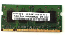 Samsung 🔧 1GB DDR2-800 PC2-6400S SO-DIMM Laptop RAM 🟥 ☆ picture