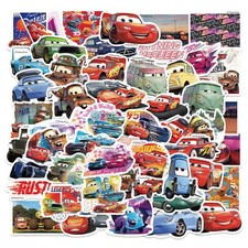 Moves Cars Stickers Pack 50PCS Cute Cartoon Sticker for Kids Teens picture