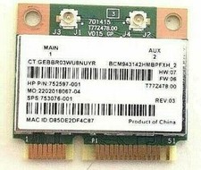 OEM - HP Stream 11-D010NR 11-P010NR 11-D 11-D010NR 752597-001 - 802.11n Half 216 picture