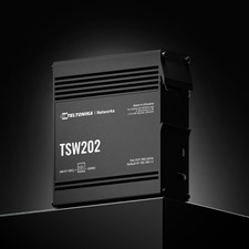 Teltonika TSW202 Model TSW202 Industrial Unmanaged POE+ Switch, 8X PoE ... picture
