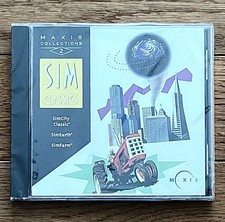 SIM CLASSICS Collection—SimCity Classic, SimEarth, SimFarm  (Brand–New Sealed) picture