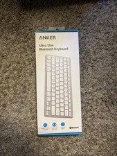 New Anker Ultra Slim Bluetooth Keyboard A7726 Apple & Android Compatible picture