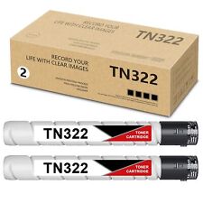 TN322 A33K030 Toner Cartridge 2-Pack for Konica Minolta Bizhub 284 224 364 picture