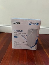 BRAND NEW- MSI Roamii BE Lite Mesh System - 1 Pack (WiFi 7,) picture