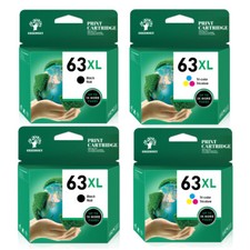 63XL Ink Cartridge Compatible for HP OfficeJet 3830 4650 Envy 4520 4522 LOT picture