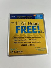 Vintage AOL 9.0 1175 Hours Free CD-ROM America Online Software Sealed Sleeve picture