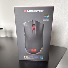 Monster Alpha LED Gaming Mouse 16000 DPI Optical Wired USB 6-Button Ergonomic picture