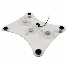 3 Fans USB Cooler Cooling Pad Stand LED Light Radiator for Laptop PC Notebook picture