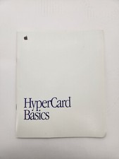 1990 Apple Macintosh Mac HyperCard Basics Software and Manual 030-3498-B picture