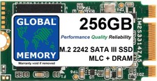256GB M.2 2242 NGFF SATA 3 MLC WITH DRAM SSD - INDUSTRIAL GRADE ULTRA RELIABLE picture